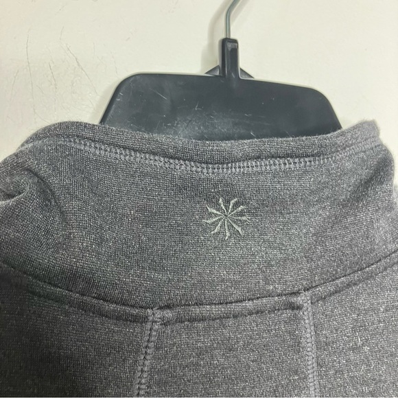 Athleta Cassidy half zip dark gray dress long sleeve women’s size large tall - Picture 6 of 10